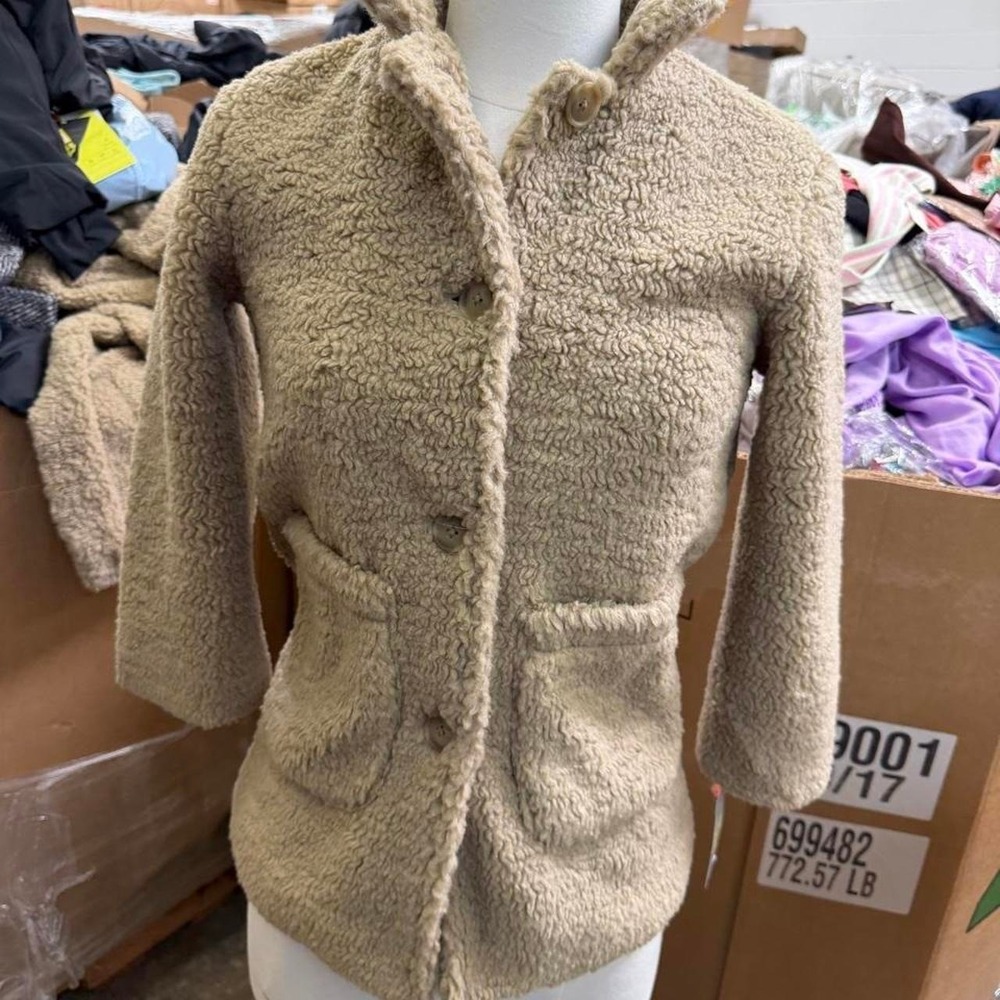 Cat & Jack Girls' Sherpa‎ Fleece Jacket 🤎